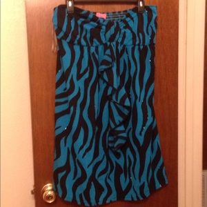 Joyous & free strapless dress